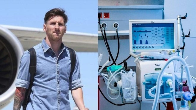 Las trabas de ANMAT para 30 respiradores donados por Lionel Messi