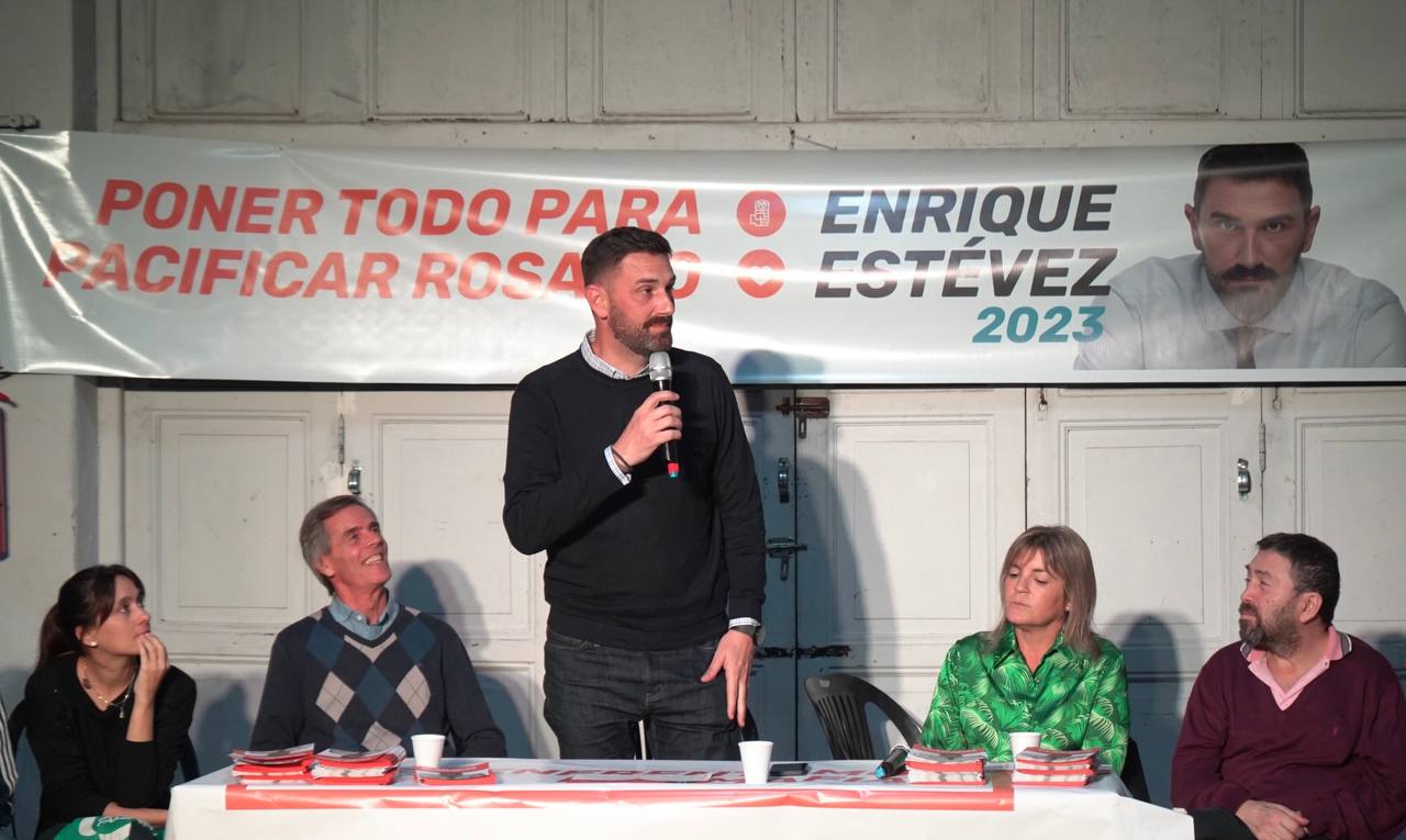 Estévez presentó su plan para pacificar Rosario: “Se necesitan liderazgo y equipos para vencer al delito”
